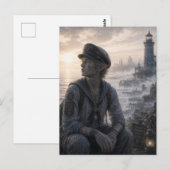 Vrede / Zeiler / Vuurtoren Kust Briefkaart (Voorkant / Achterkant)