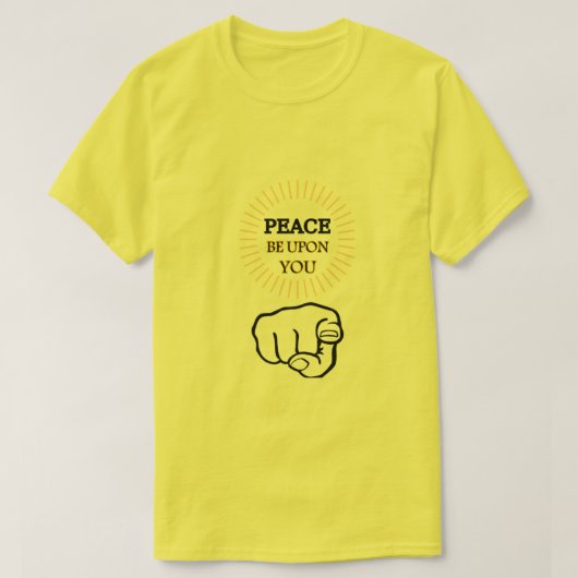 Vrede zij met je T-shirt (Design voorkant)