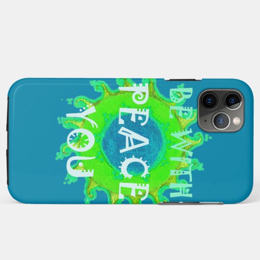 Vrede zij met u Art Print Case-Mate iPhone Case (Achterkant (horizontaal))