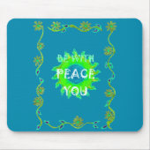 Vrede zij met u Art Print Muismat (Voorkant)