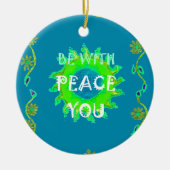 Vrede zij met u Art Print Ornament (Voorkant)