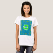 Vrede zij met u Art Print T-shirt (Voorkant volledig)