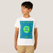 Vrede zij met u Art Print T-shirt (Voorkant volledig)