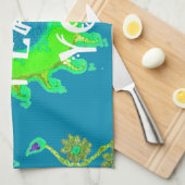 Vrede zij met u Art Print Theedoek (Quarter Fold)