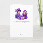 Vrede zij met U en de Uwe | Kerstmis Kaart (Achterkant)