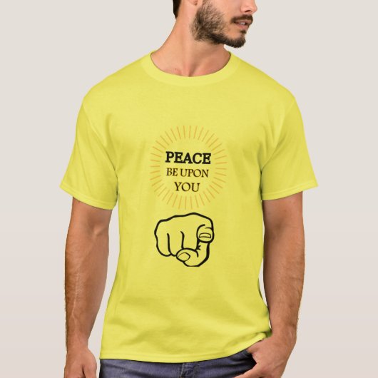 Vrede zij met u t-shirt (Voorkant)