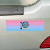 Vrede ~ Zon Bumpersticker (Op auto)