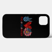 Vrede Zonnebloem Liefde Amerikaanse vlag 4th of Ju Case-Mate iPhone Case (Achterkant (horizontaal))