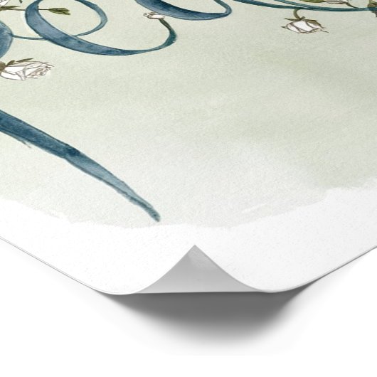 Vredekalligrafie Poster (Hoek)