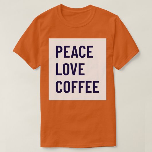 vredeliefdeskoffie t-shirt (Design voorkant)