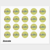vredeliefmededogen ronde sticker (Vel)