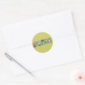 vredeliefmededogen ronde sticker (Envelop)