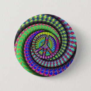 vredelievend ronde button 5,7 cm