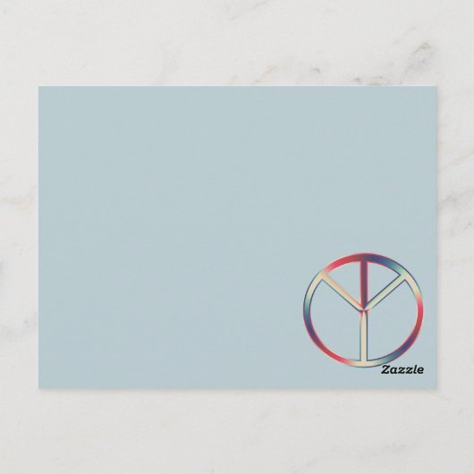 vredelovecompassie briefkaart (Achterkant)