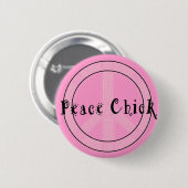 Vredes Chick Knop Ronde Button 5,7 Cm (Voorkant /achterkant)