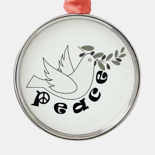 Vredes decoratie ornament (Voorkant)