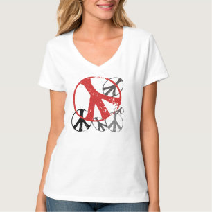 vredes- en vrouwenrechten t-shirt