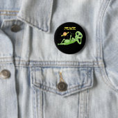 Vredes Ruimte Alien Knop Ronde Button 5,7 Cm (In situ)