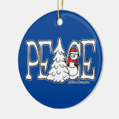 Vredes Sneeuwman Ornament (Links)