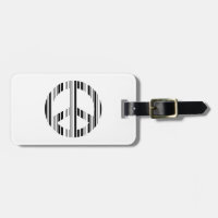 VREDES TEKEN BAR CODE Hippie Barcode Patroon Ontwe