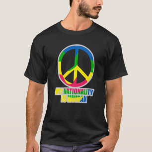 Vredes Vredes Man Zegt Vredessymbool voor Mannen e T-shirt