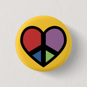 Vredesaanmelding in een hartverwarmende Button