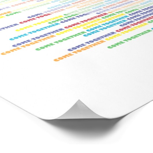 VREDESAK - SAMEN KOMEN POSTER (Hoek)