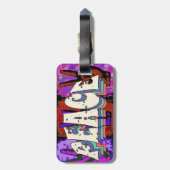 VredesBagagelabel Bagagelabel (Achterkant verticaal)