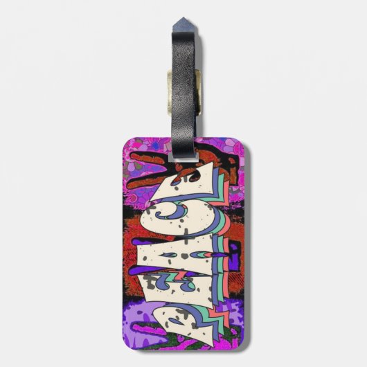 VredesBagagelabel Bagagelabel (Achterkant verticaal)