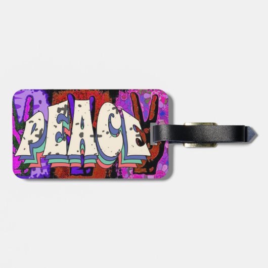 VredesBagagelabel Bagagelabel (Achterkant horizontaal)