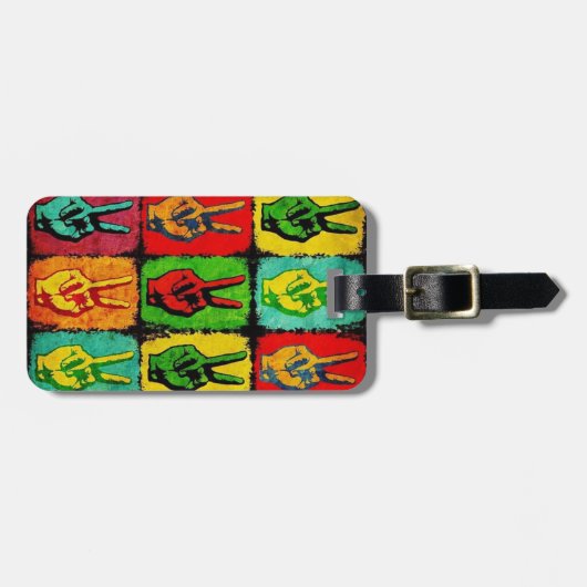 VredesBagagelabel Bagagelabel (Voorkant horizontaal)