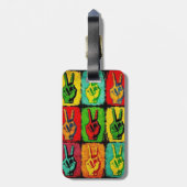 VredesBagagelabel Bagagelabel (Achterkant verticaal)