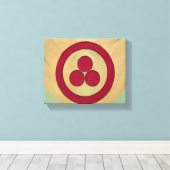 Vredesbanner van Nicholas Roerich Canvas Afdruk (Insitu (Houten vloer))