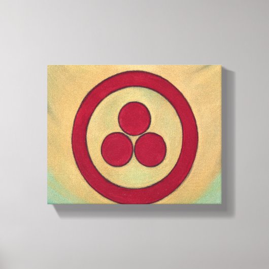 Vredesbanner van Nicholas Roerich Canvas Afdruk (Voorkant)