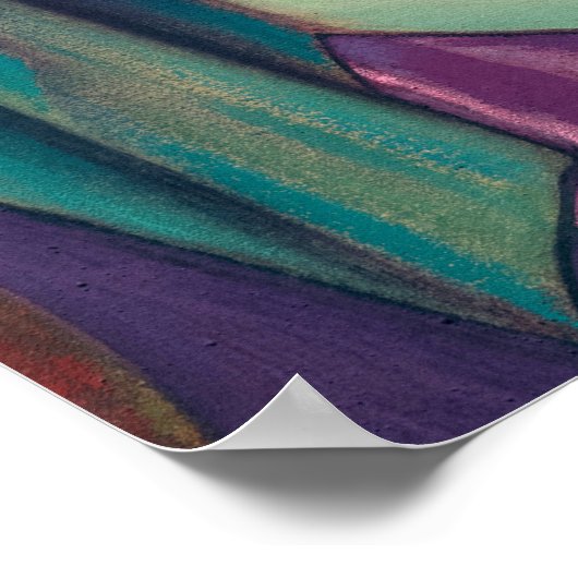 Vredesbanner van Nicholas Roerich Poster (Hoek)