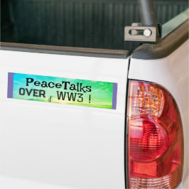 Vredesbesprekingen over WW3! Bumpersticker