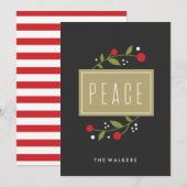 Vredesbessen Kerstkaart (Voorkant / Achterkant)