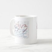 Vredesbijbel: Verse over Christelijke Mok (Voorkant links)