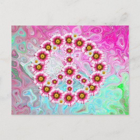 Vredesbloemen briefkaart (Voorkant)