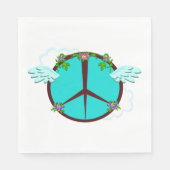 Vredesbloemen Servet (Voorkant)