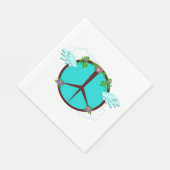 Vredesbloemen Servet (Hoek)