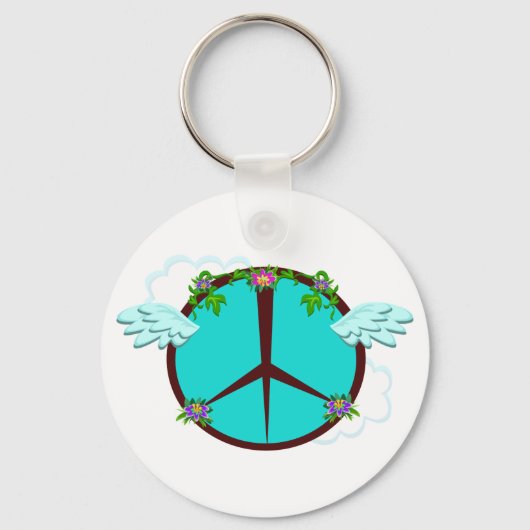 Vredesbloemen Sleutelhanger (Voorkant)