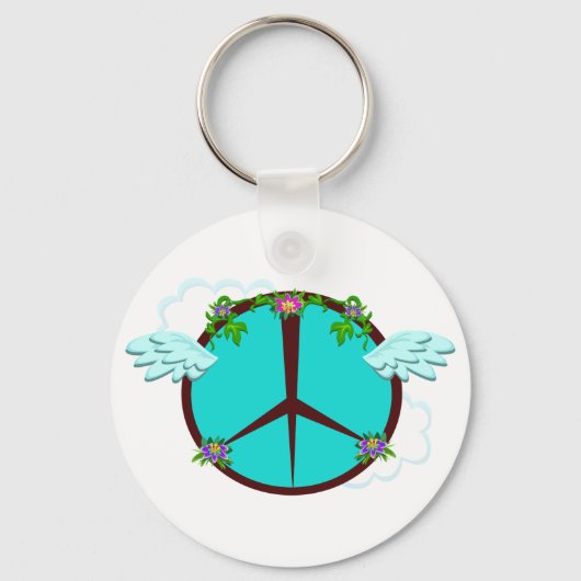 Vredesbloemen Sleutelhanger (Achterkant)