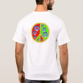 Vredesbloemen T-shirt (Achterkant)