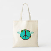 Vredesbloemen Tote Bag (Achterkant)