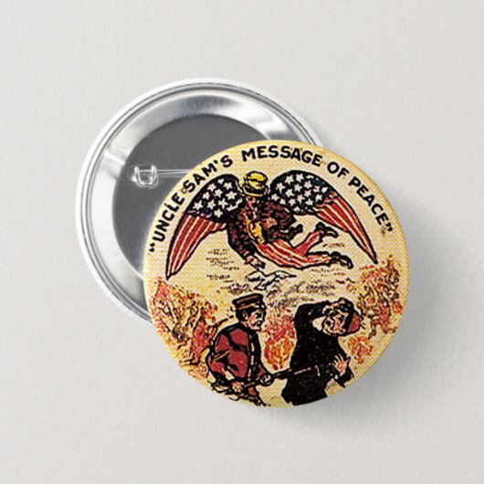 Vredesboodschap - Button (Voorkant /achterkant)