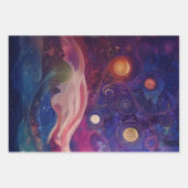 Vredesboom Kleurrijke schemering, Hemelthema Inpakpapier Vel (Voorkant 3)