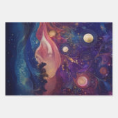 Vredesboom Kleurrijke schemering, Hemelthema Inpakpapier Vel (Voorkant 2)