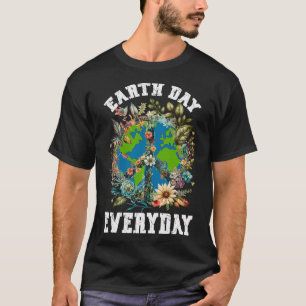 Vredesbord Aarde Dag Elke Dag T-shirt