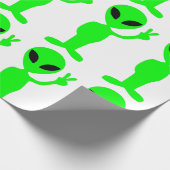 vredesbord buitenaards cadeaupapier (Hoek)
